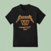 Washington Commanders X Metallica M World Tour T Shirt
