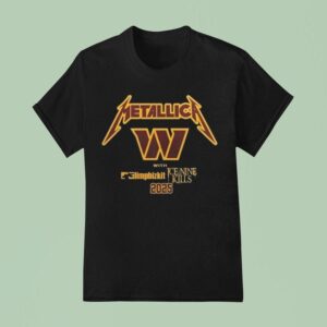 Washington Commanders X Metallica M World Tour T Shirt
