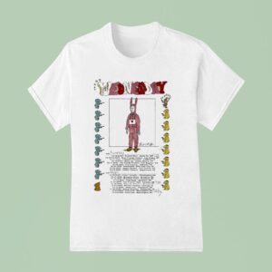 Wednesday Show October November Tour Bunny T Shirt