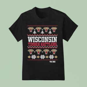 Wisconsin Timber Rattlers Holiday Christmas T Shirt
