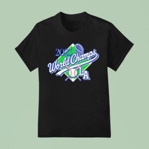 World Champs Los Angeles Dodgers T Shirt