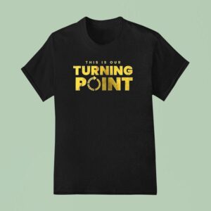 Wyoming Cowboys X University Of Wyoming X Charlie Kirk This Is Our Turning Point Logo T Shirt