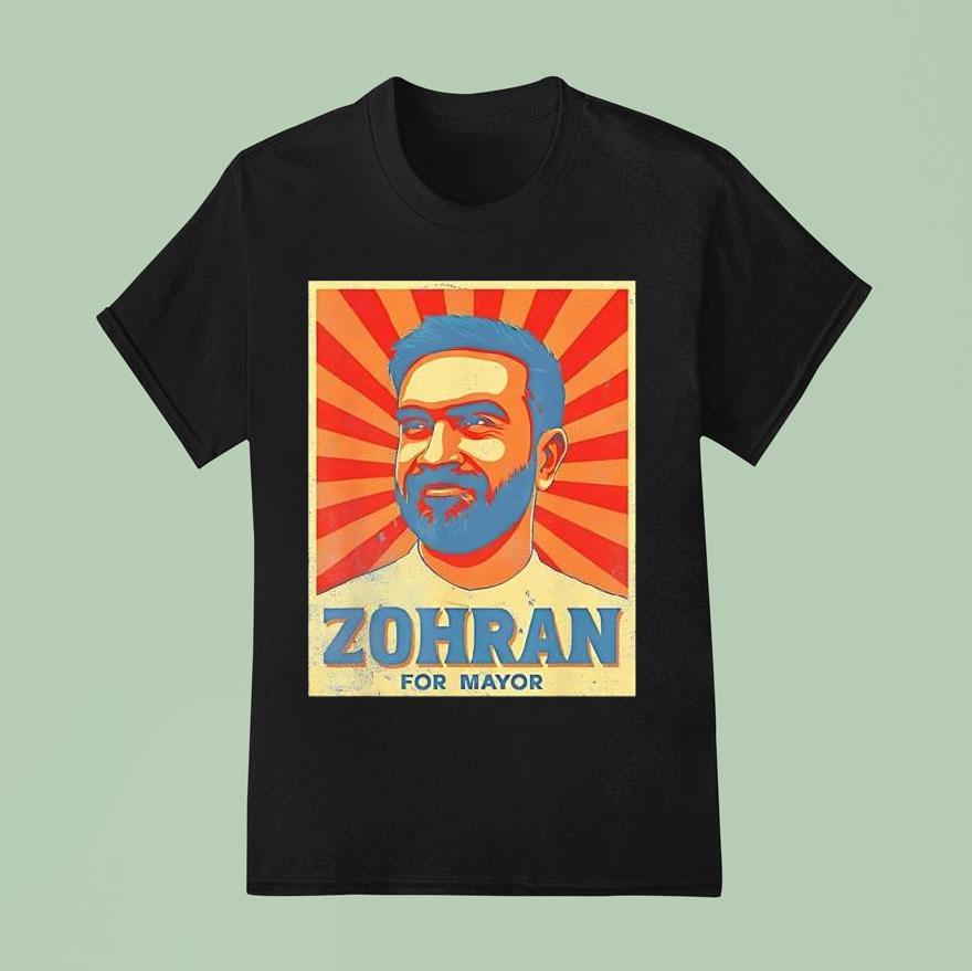 Zohran For Mayor Nyc Vintage Graphic T Shirt