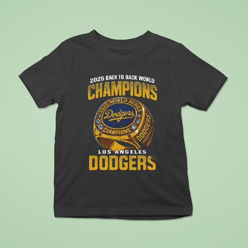 Back To Back World Champions La Dodgers Ring Gold T Shirt Back To Back World Champions La Dodgers Ring Gold T Shirt