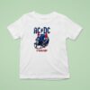 Ac Dc Pwr Up Are You Ready Helmets Cities T Shirt