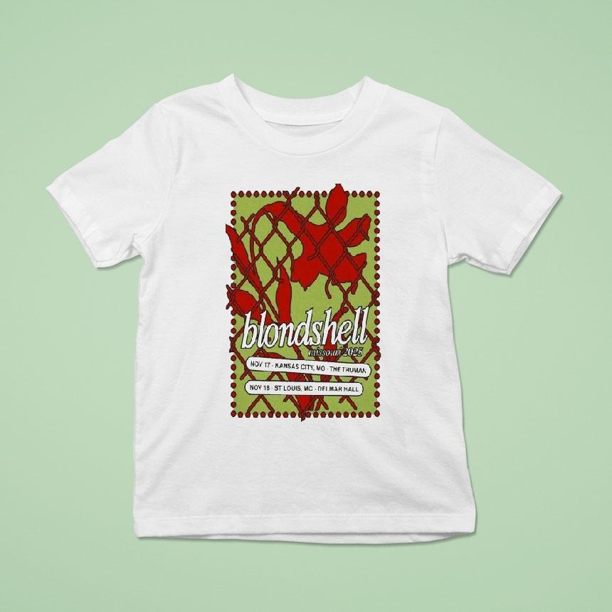 Blondshell Nov The Truman Kansas City Missouri Tour T Shirt Blondshell Nov The Truman Kansas City Missouri Tour T Shirt