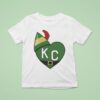 Cheerful Elf Heart Christmas T Shirt