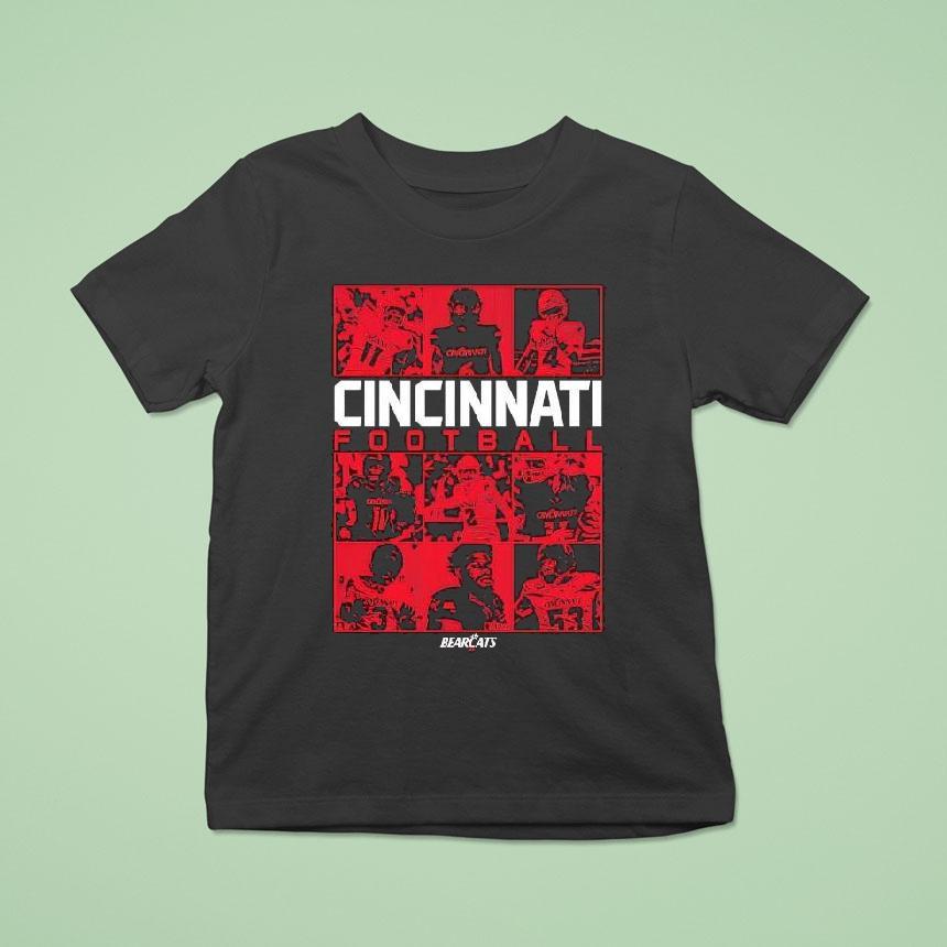 Cincinnati Bearcats Football Playmakers Graphic T Shirt Cincinnati Bearcats Football Playmakers Graphic T Shirt