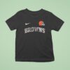 Cleveland Browns Who S On The Bad List Harley Davidson Santa Claus T Shirt