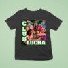 Club Lucha Wrestler Mask Collage Mexican Wrestling T Shirt