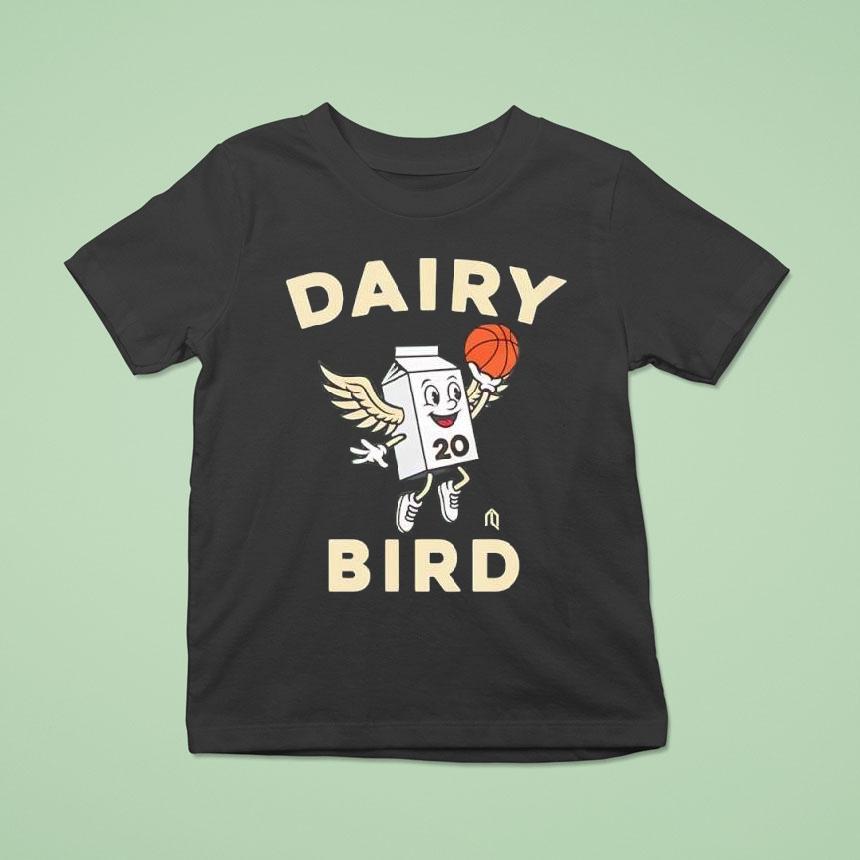 Dairy Bird A J Green Milk Carton Masco T Shirt Dairy Bird A J Green Milk Carton Masco T Shirt