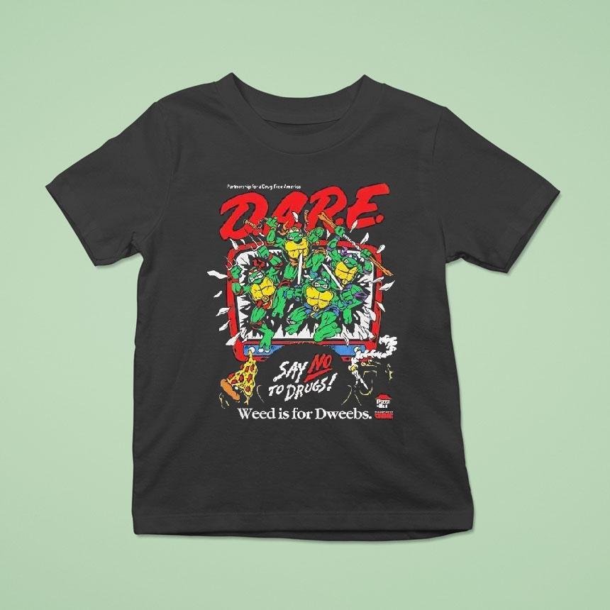 Dare Say No To Drugs Ninja Turtles Classic Retro Vintage Graphic T Shirt Dare Say No To Drugs Ninja Turtles Classic Retro Vintage Graphic T Shirt