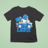 Detroit Lions X Snoopy And Woodstock Drive Car T Shirt