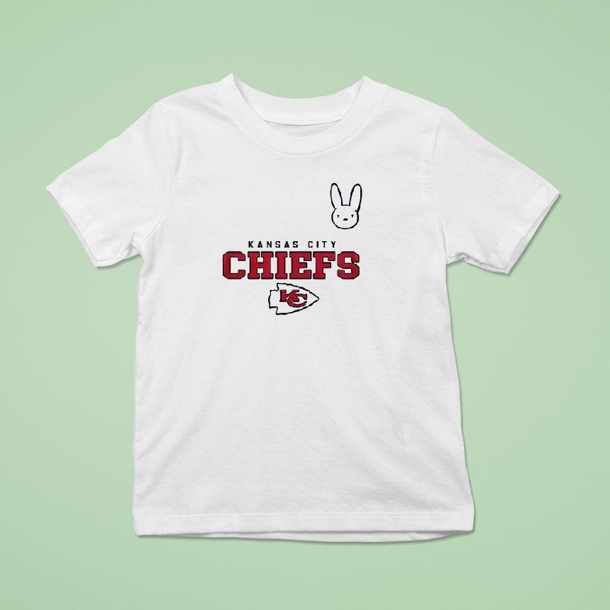 Dtmf Bad Bunny X Kansas City Chiefs Masco T Shirt Dtmf Bad Bunny X Kansas City Chiefs Masco T Shirt