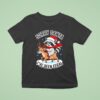 Funny Raccoon Christmas Holiday Santa I Ve Been Feral T Shirt
