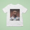 George Floyd I Can T Score Messi T Shirt