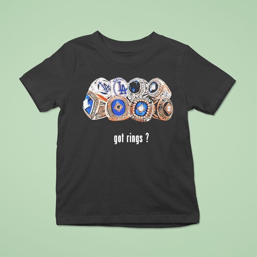 Got Rings Los Angeles Dodgers World Champions T Shirt Got Rings Los Angeles Dodgers World Champions T Shirt