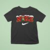 Grinch Christmas Snow Nike Logo T Shirt