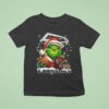 Grinch X Atlanta Falcons Ball And Helmet Merry Christmas T Shirt