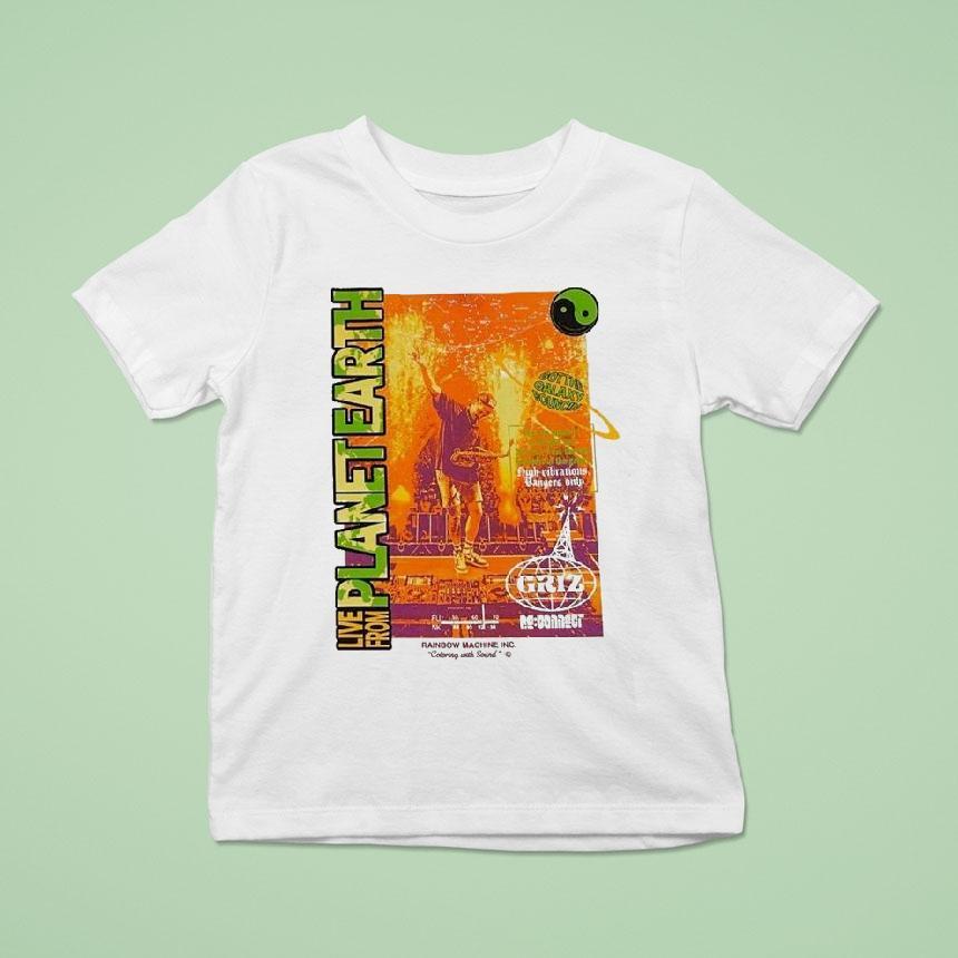 Griz Live From Planet Earth T Shirt Griz Live From Planet Earth T Shirt