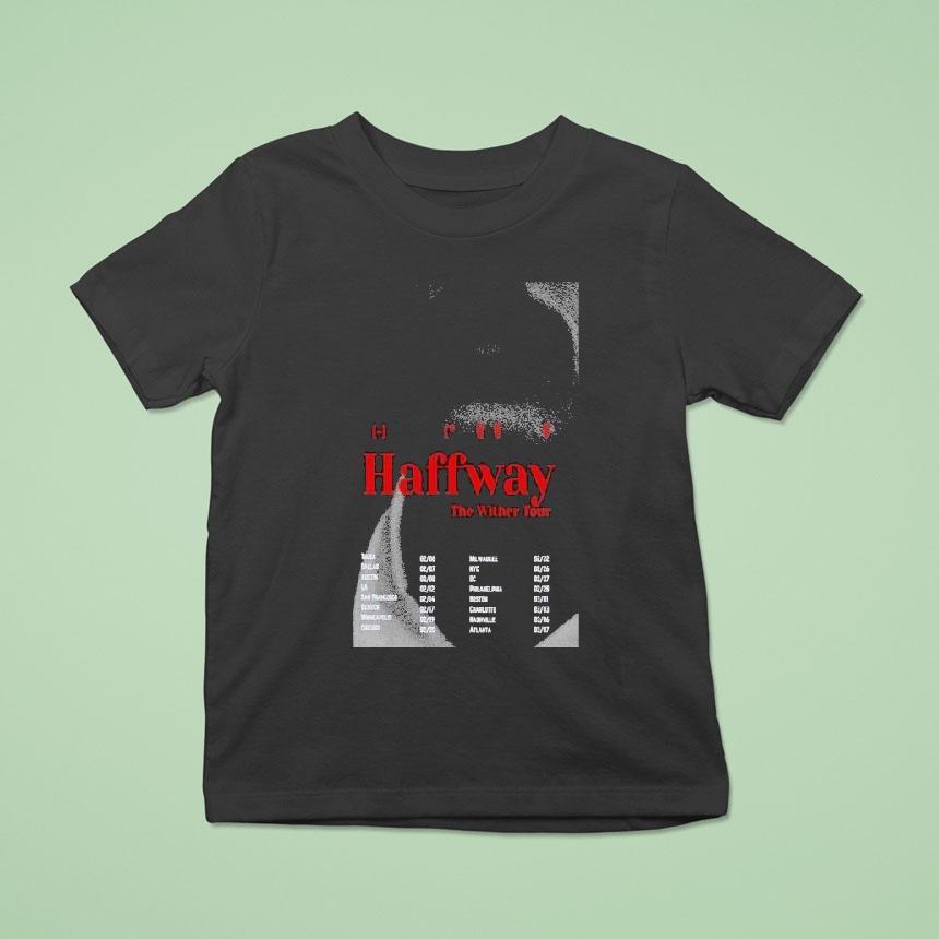 Haffway The Wither Tour T Shirt Haffway The Wither Tour T Shirt