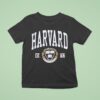 Harvard University Crest Logo Est T Shirt