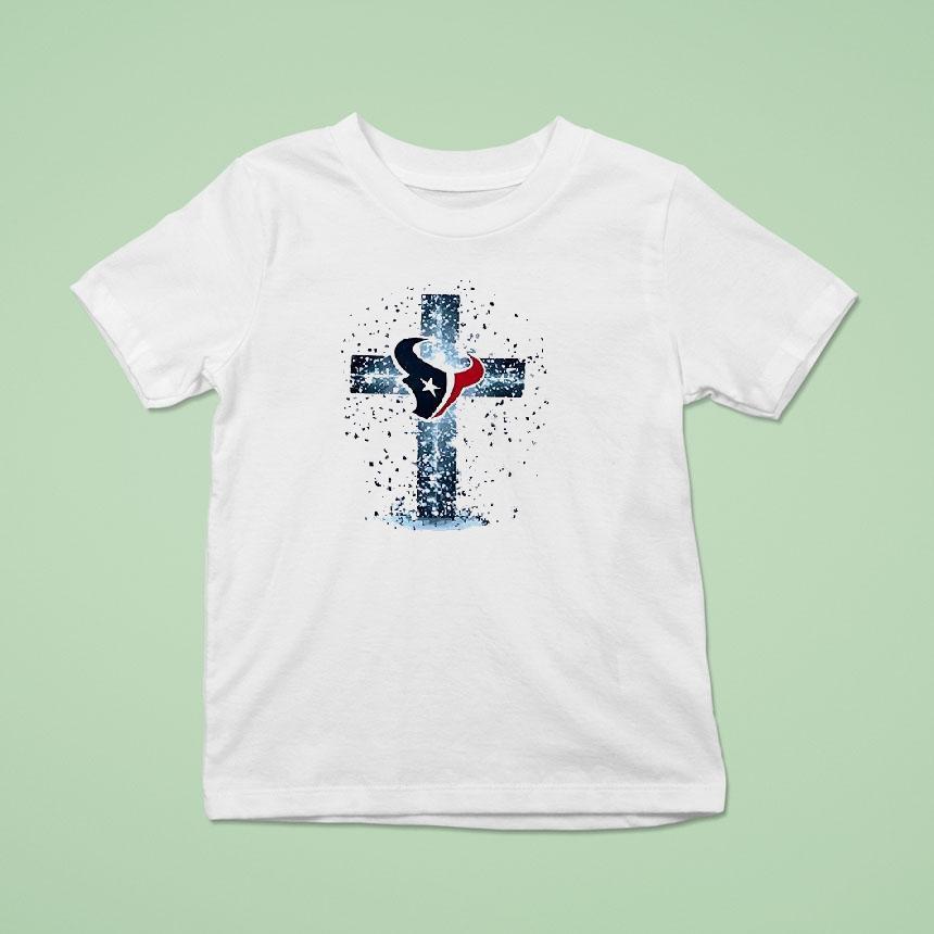 Houston Texans I Can Do All Things Through Chris Cross T Shirt Houston Texans I Can Do All Things Through Chris Cross T Shirt