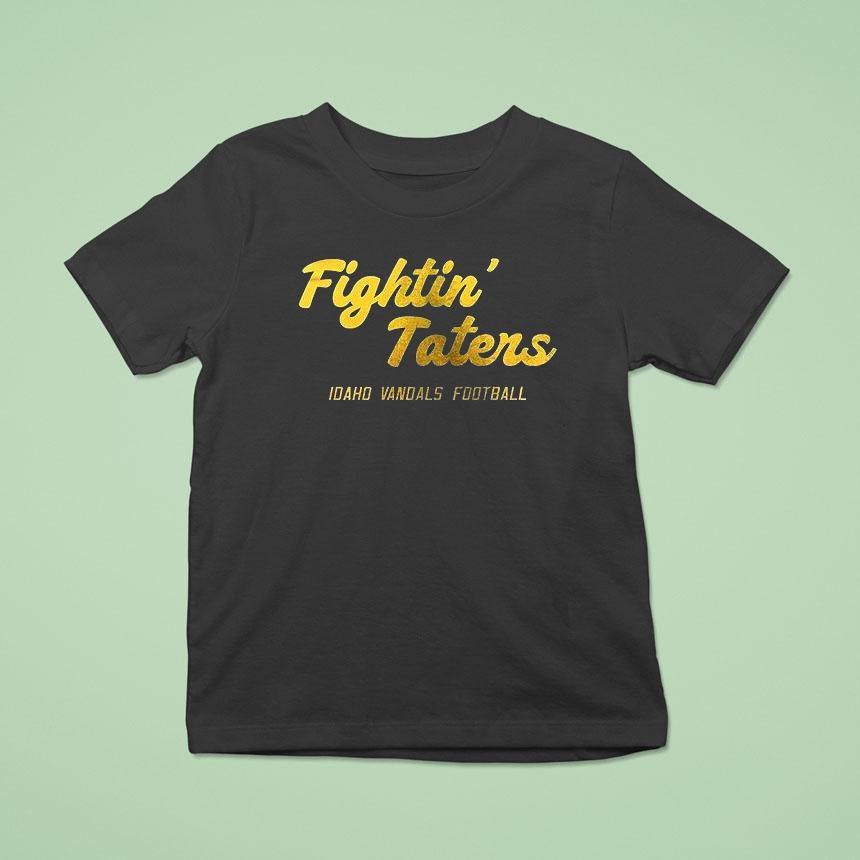 Idaho Vandals Fightin Taters Logo Tex T Shirt Idaho Vandals Fightin Taters Logo Tex T Shirt