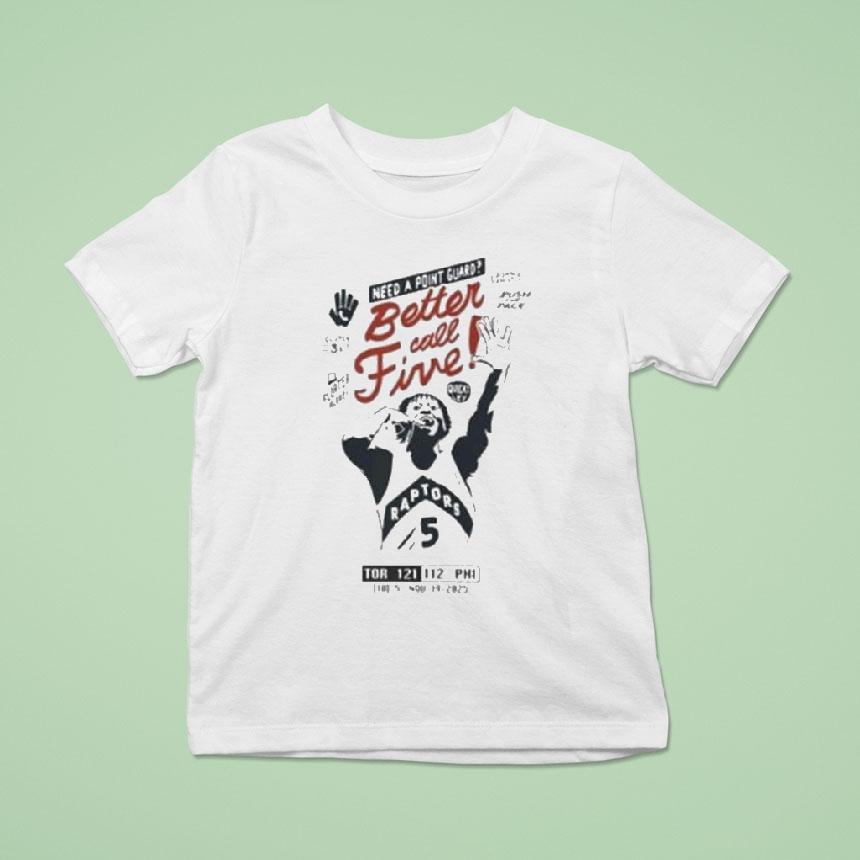 Immanuel Quickley Better Call Five Need A Point Guard T Shirt Immanuel Quickley Better Call Five Need A Point Guard T Shirt