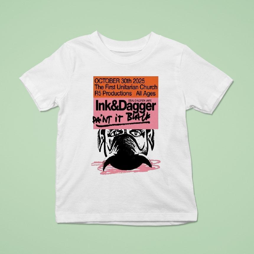 Ink Dagger Paint It Black Philadelphia Pa Event T Shirt Ink Dagger Paint It Black Philadelphia Pa Event T Shirt