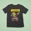 J B Hunt Transport Services X Grinch Lights Dabbing Christmas T Shirt