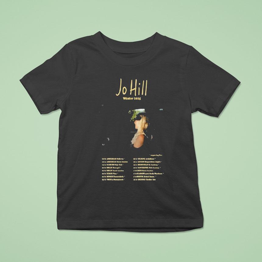 Jo Hill Winter Tour Dates T Shirt Jo Hill Winter Tour Dates T Shirt
