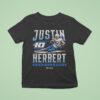 Justin Herbert Los Angeles C Slide T Shirt