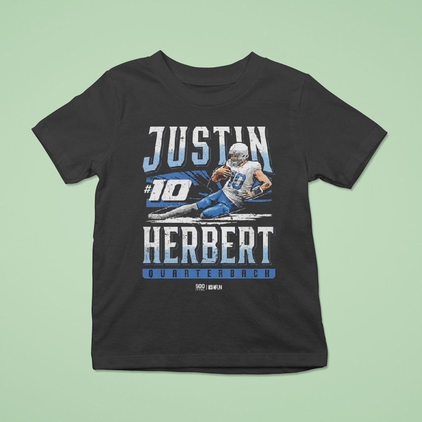 Justin Herbert Quarterback Los Angeles C Slide T Shirt Justin Herbert Quarterback Los Angeles C Slide T Shirt