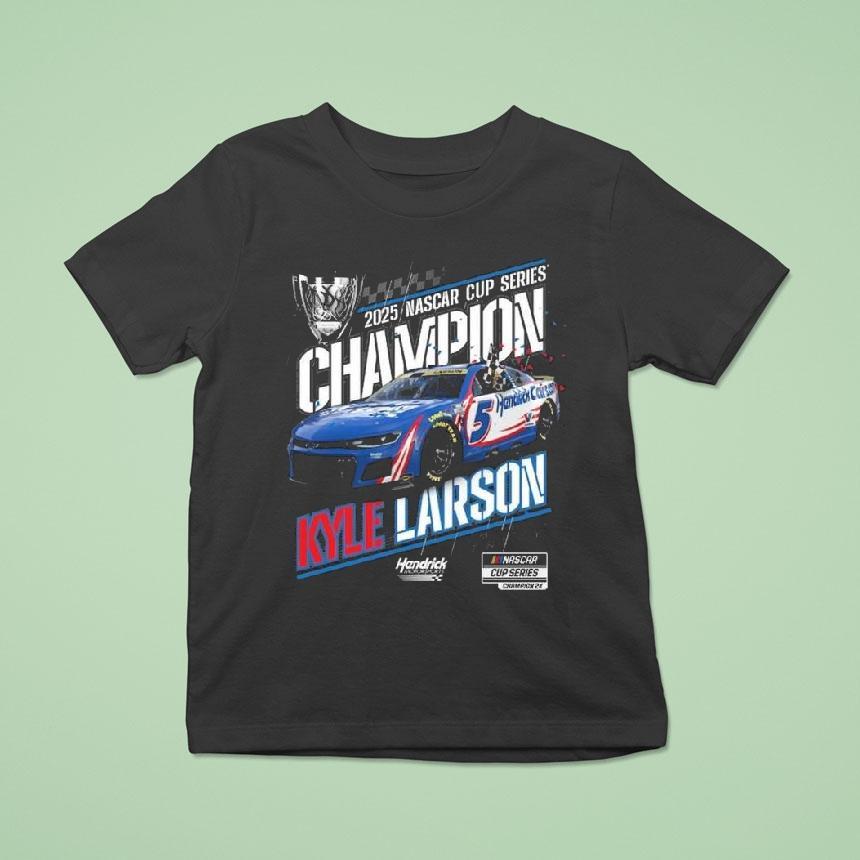 Kyle Larson Hendrick Motorsports Team Collection Nascar Cup Series Champion T Shirt Kyle Larson Hendrick Motorsports Team Collection Nascar Cup Series Champion T Shirt