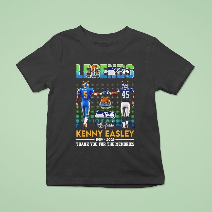Legends Kenny Easley Thank You For The Memories Signature T Shirt Legends Kenny Easley Thank You For The Memories Signature T Shirt