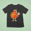 Leopard Print Turkey Thanksgiving Pumpkin T Shirt