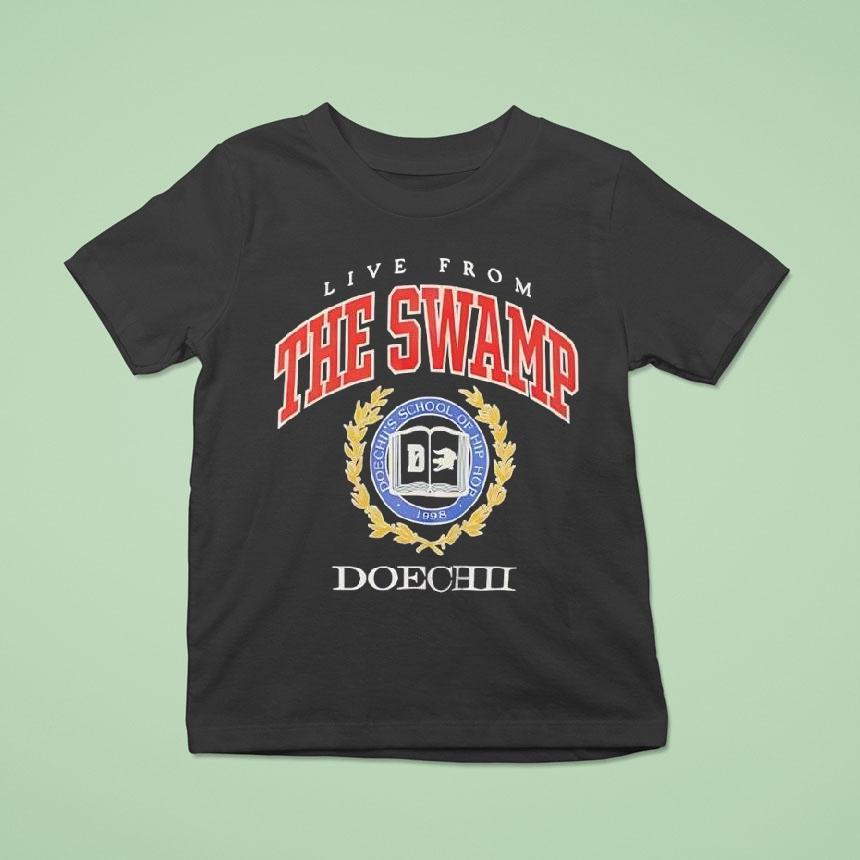Live From The Doechii S Swamp School Of Hip Hop Logo T Shirt Live From The Doechii S Swamp School Of Hip Hop Logo T Shirt