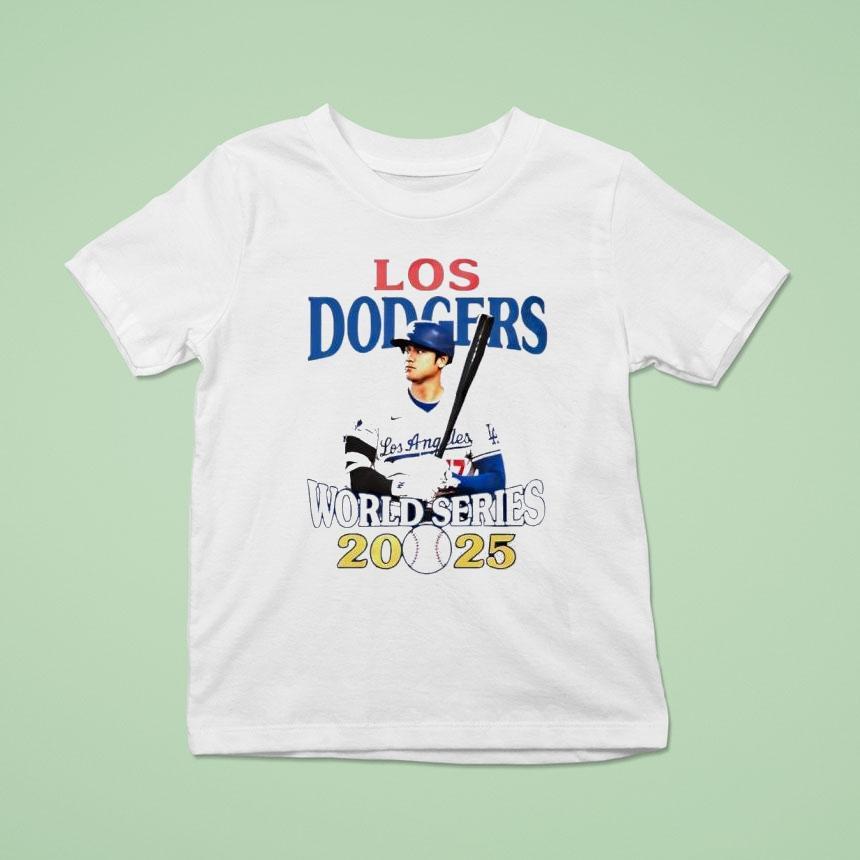 Los Angeles Dodgers World Series Shohei Ohtani Pose T Shirt Los Angeles Dodgers World Series Shohei Ohtani Pose T Shirt