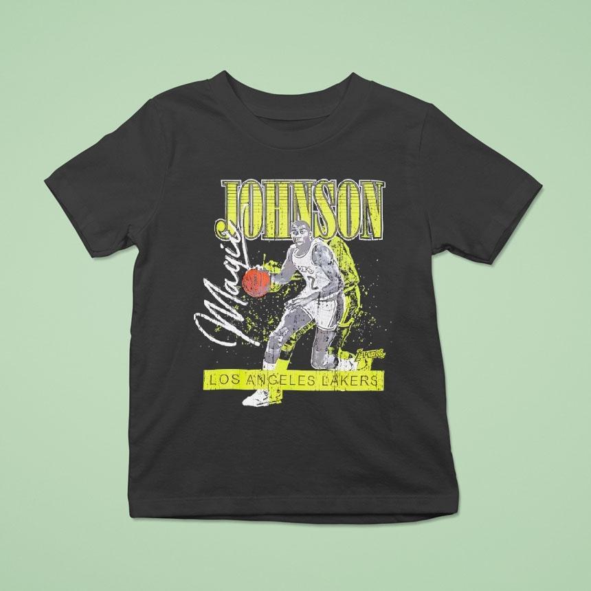 Magic Johnson Los Angeles Lakers Neon Pop T Shirt Magic Johnson Los Angeles Lakers Neon Pop T Shirt
