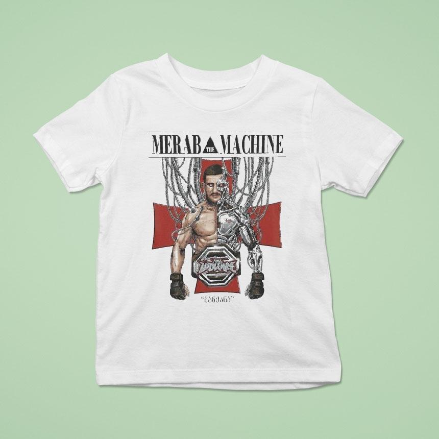 Merab Dvalishvili Merab The Machine Full Violence T Shirt Merab Dvalishvili Merab The Machine Full Violence T Shirt