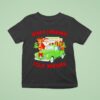 Merry Christmas Feliz Navidad Dollar Tree Vintage Truck Santa T Shirt