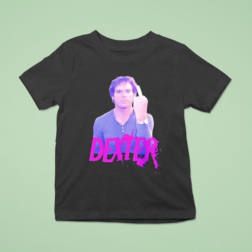Michael C Hall Dexter Morgan Middle Fingers T Shirt Michael C Hall Dexter Morgan Middle Fingers T Shirt