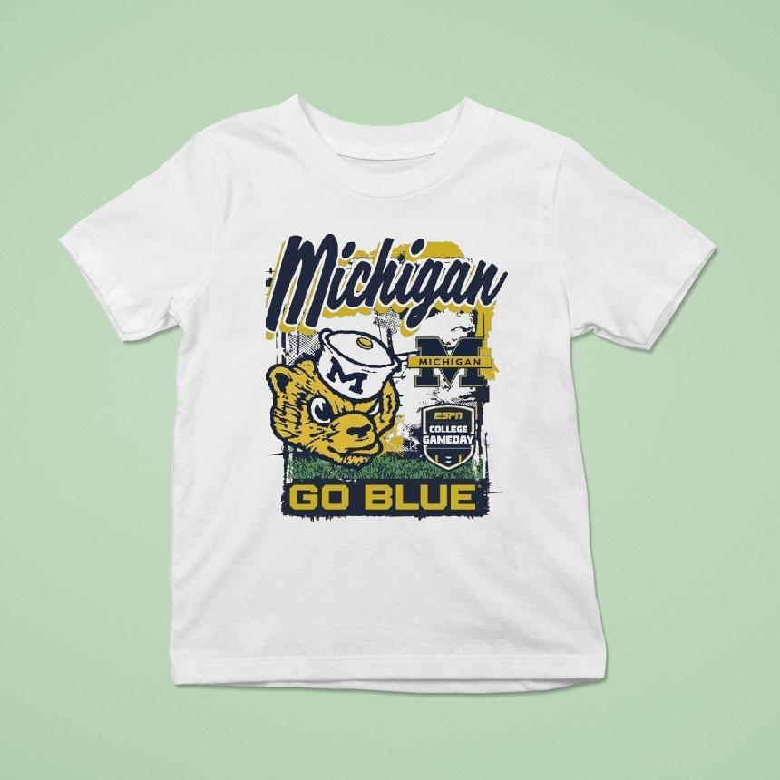 Michigan Wolverines College Gameday Mascot Go Blue T Shirt Michigan Wolverines College Gameday Mascot Go Blue T Shirt