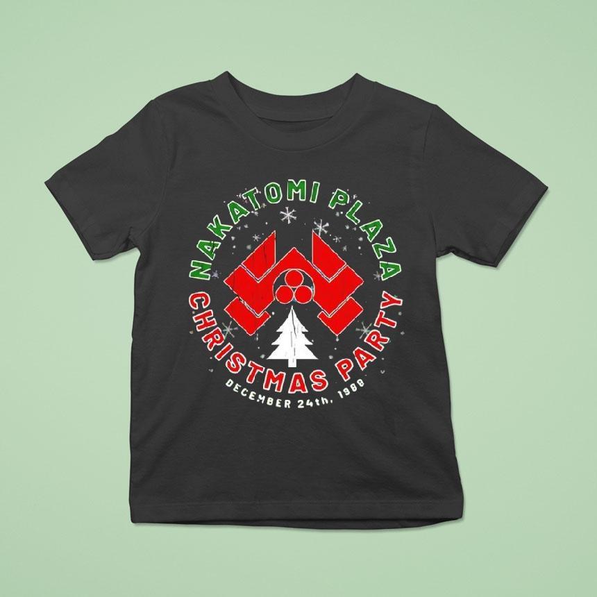 Nakatomi Plaza Christmas Party December Th Logo T Shirt Nakatomi Plaza Christmas Party December Th Logo T Shirt