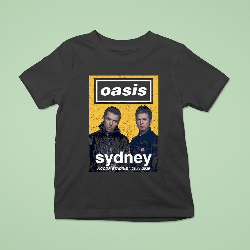 Oasis Live Tour Sydney Australia Night Venue At Accor Stadium On November T Shirt Oasis Live Tour Sydney Australia Night Venue At Accor Stadium On November T Shirt