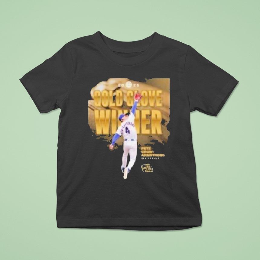 Pete Gold Armstrong Gold Glove Winners Los Angeles Dodgers T Shirt Pete Gold Armstrong Gold Glove Winners Los Angeles Dodgers T Shirt