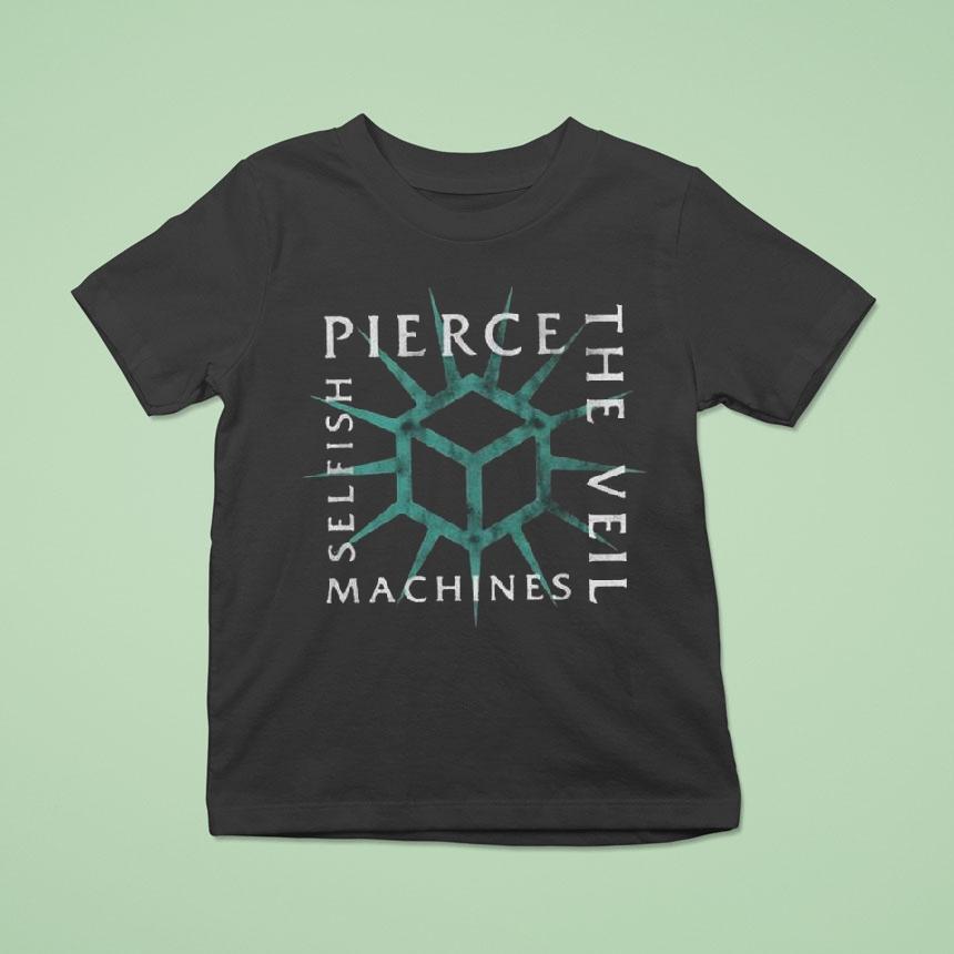 Pierce The Veil Selfish Machines Boxed In T Shirt Pierce The Veil Selfish Machines Boxed In T Shirt