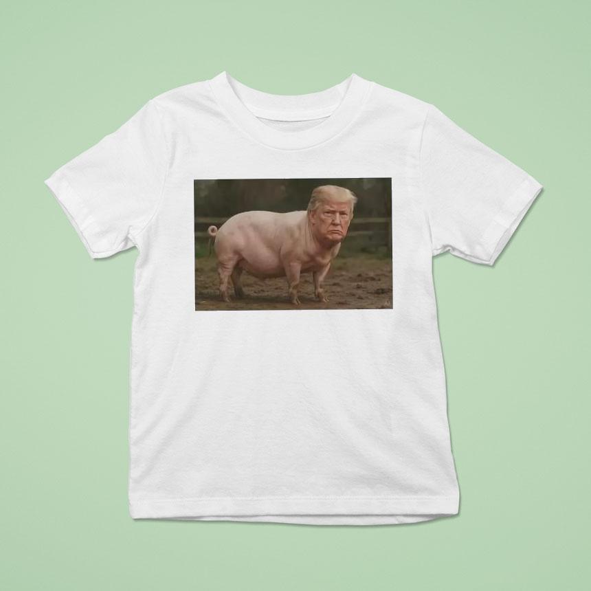 Pig Headed Trump Quiet Piggy T Shirt Pig Headed Trump Quiet Piggy T Shirt