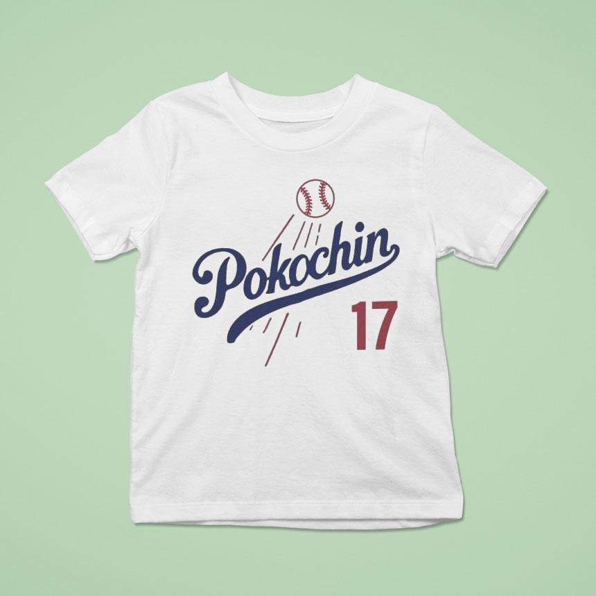 Pokochin Los Angeles Dodgers Baseball T Shirt Pokochin Los Angeles Dodgers Baseball T Shirt